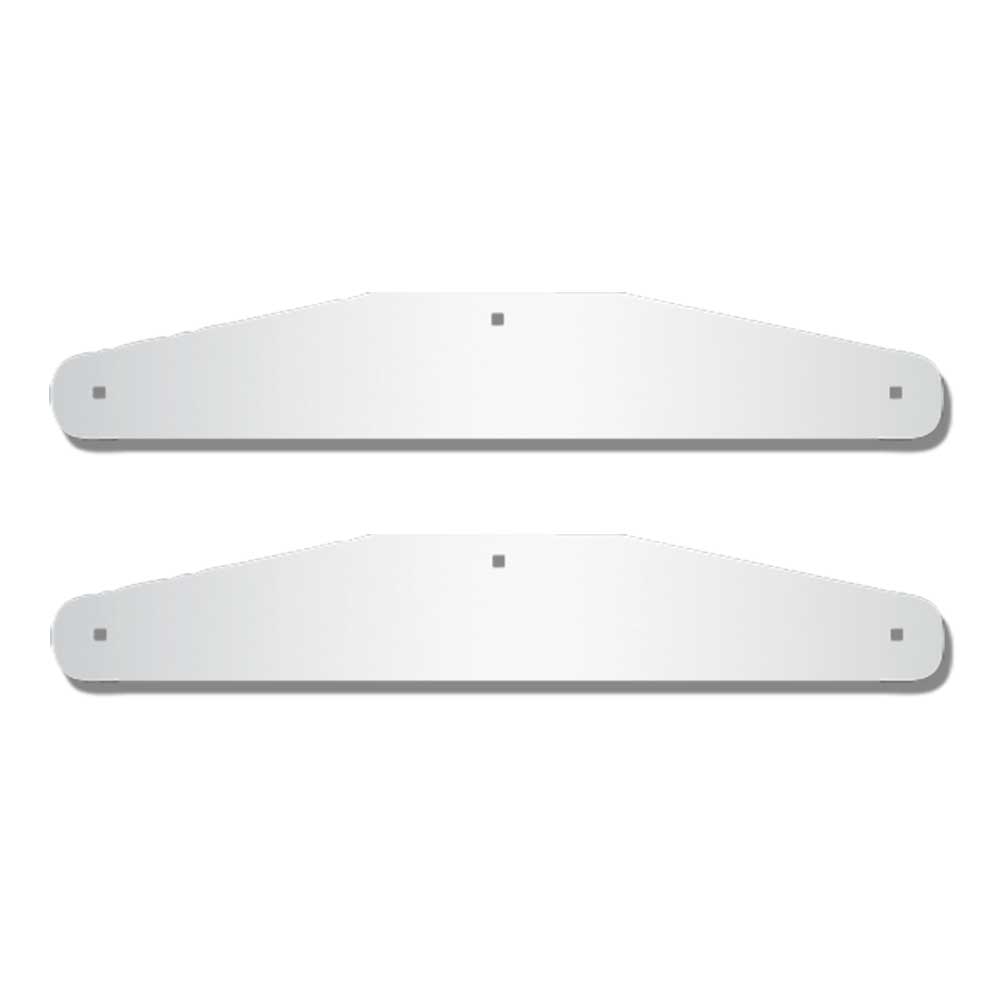 24" 11 Gauge Bottom Stainless Steel Mud Flap Weight (PR)