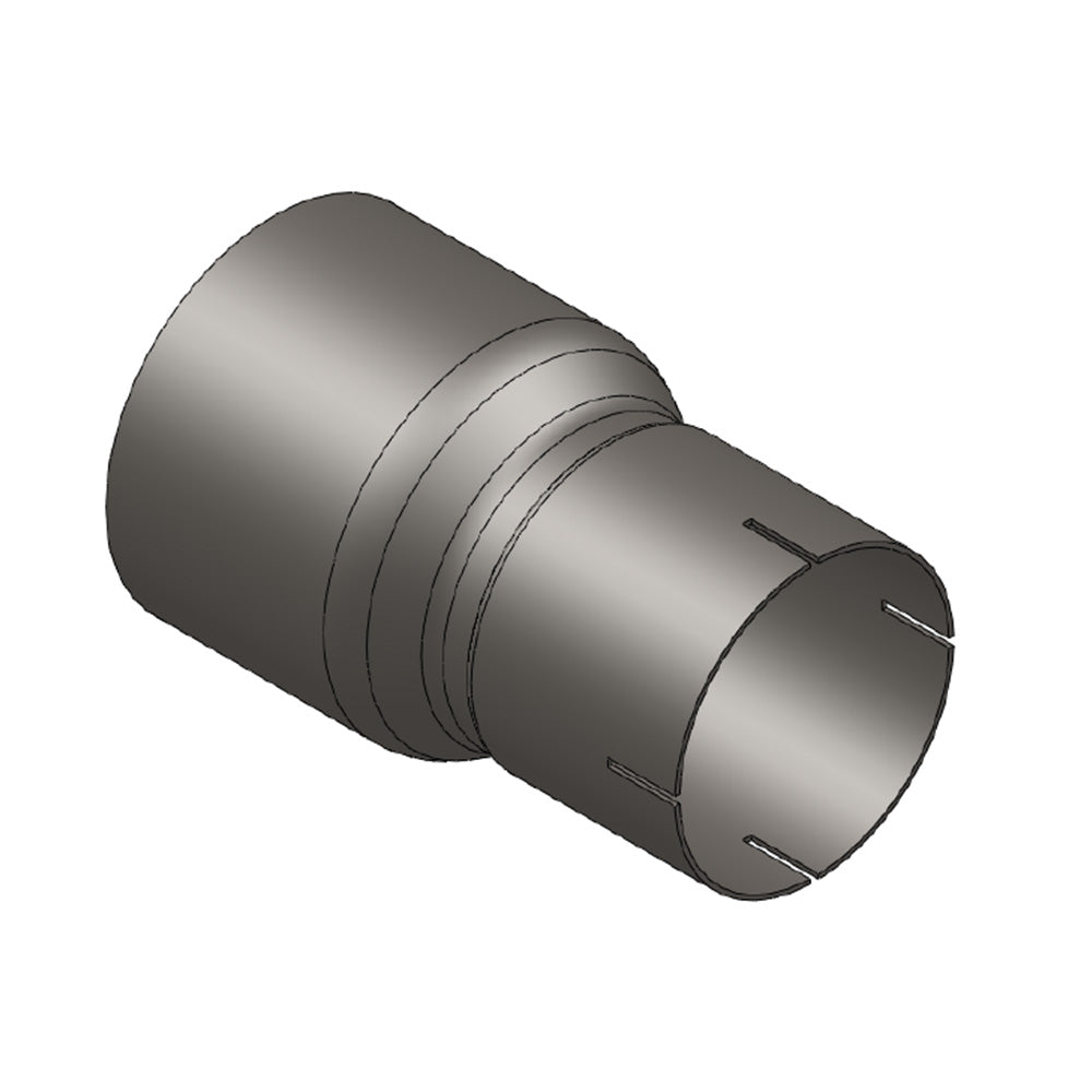 5"OD to 4"ID Chrome Reducer Adapter