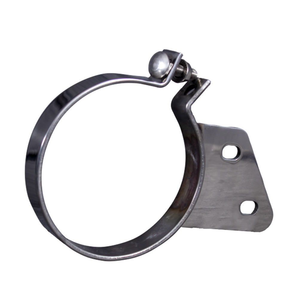5"D Offset Stainless Steel Peterbilt Exhaust Bracket
