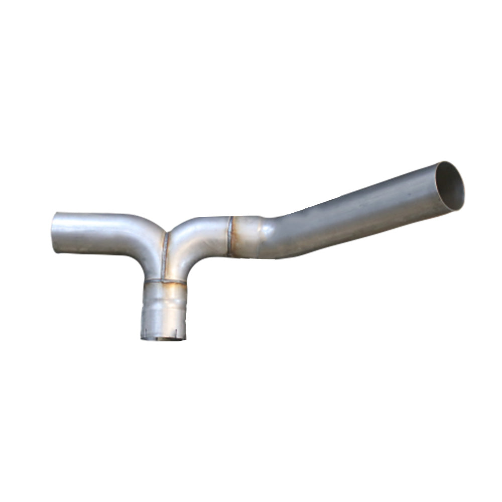 5" Three Bend ID/OD/OD Aluminized Steel Y Pipe for Peterbilt 359