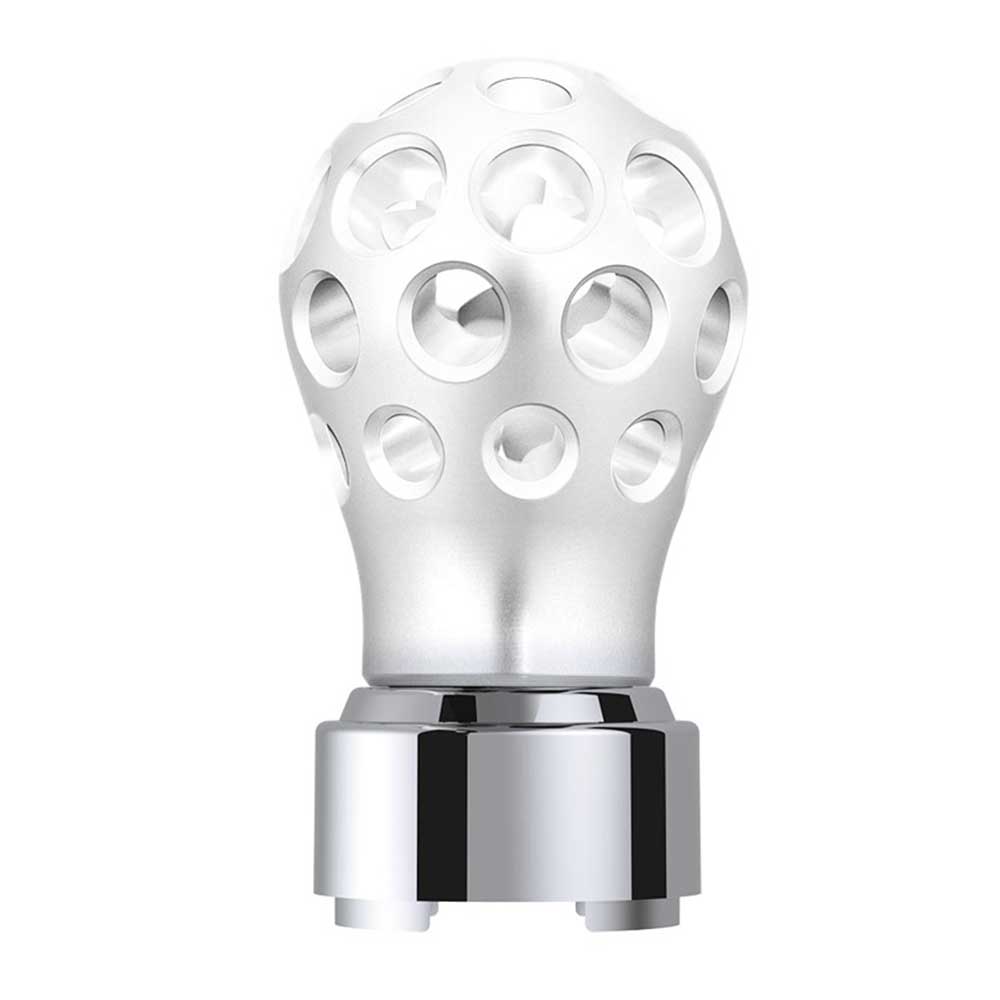 Phoenix Style Ball Chrome Gearshift Knob with LED 9/10 Speed Adapter - Thread On