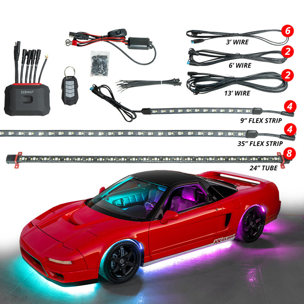 XKMax Interior, Wheel and Under Glow Kit