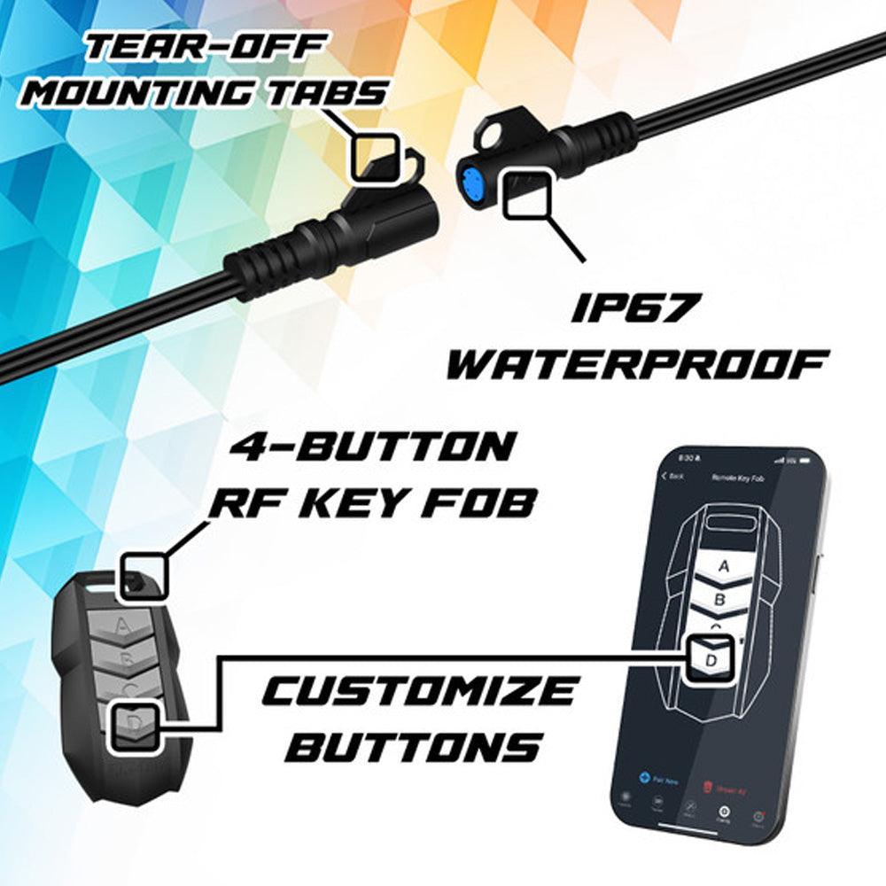 XKMax 48" LED Whip Kit