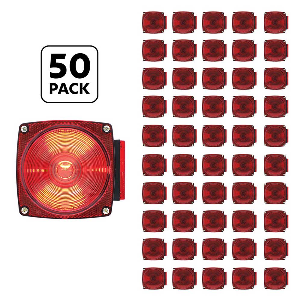 Under 80" Wide Combination Trailer Light Kit - 50 Pack