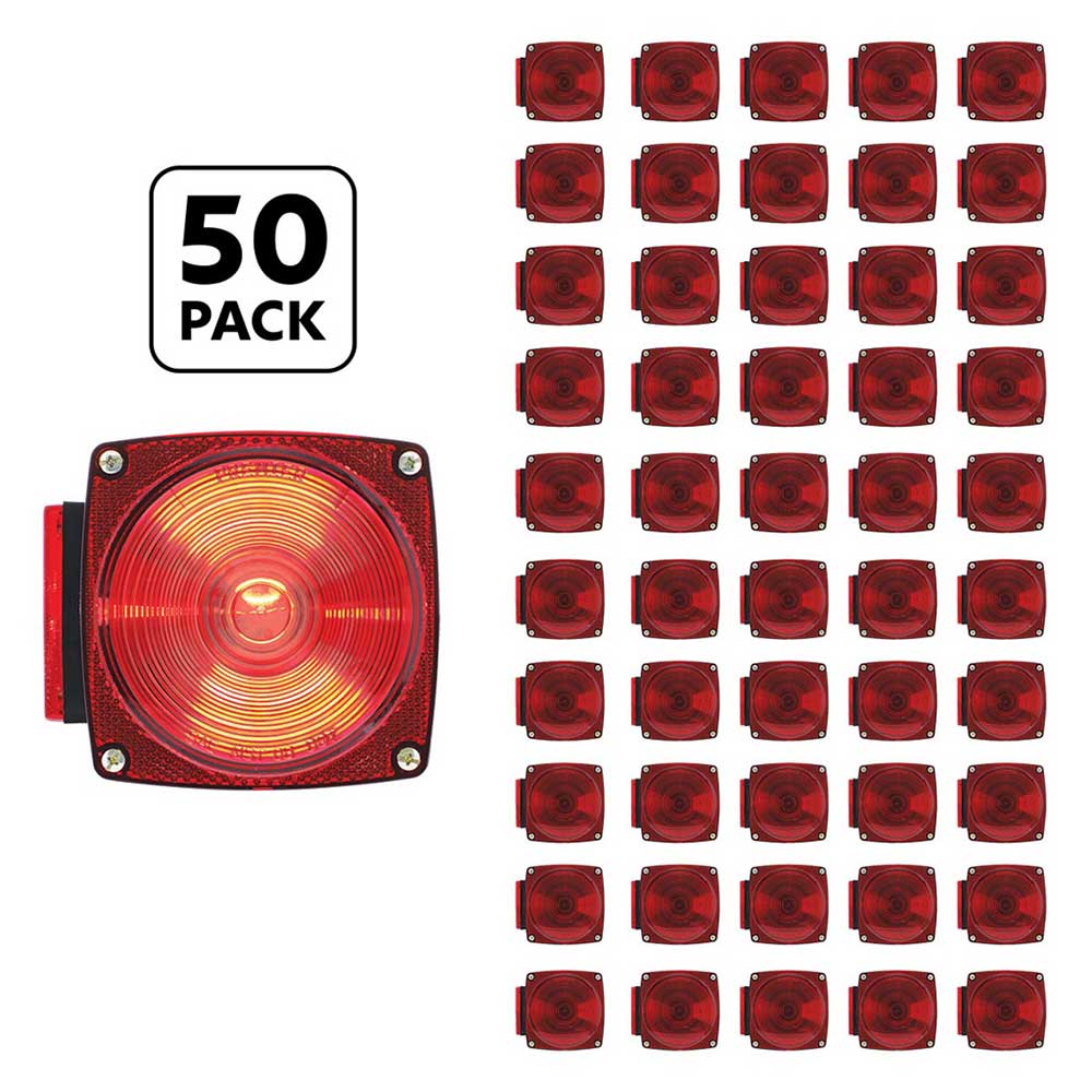 Under 80" Wide Combination Trailer Light Kit - 50 Pack