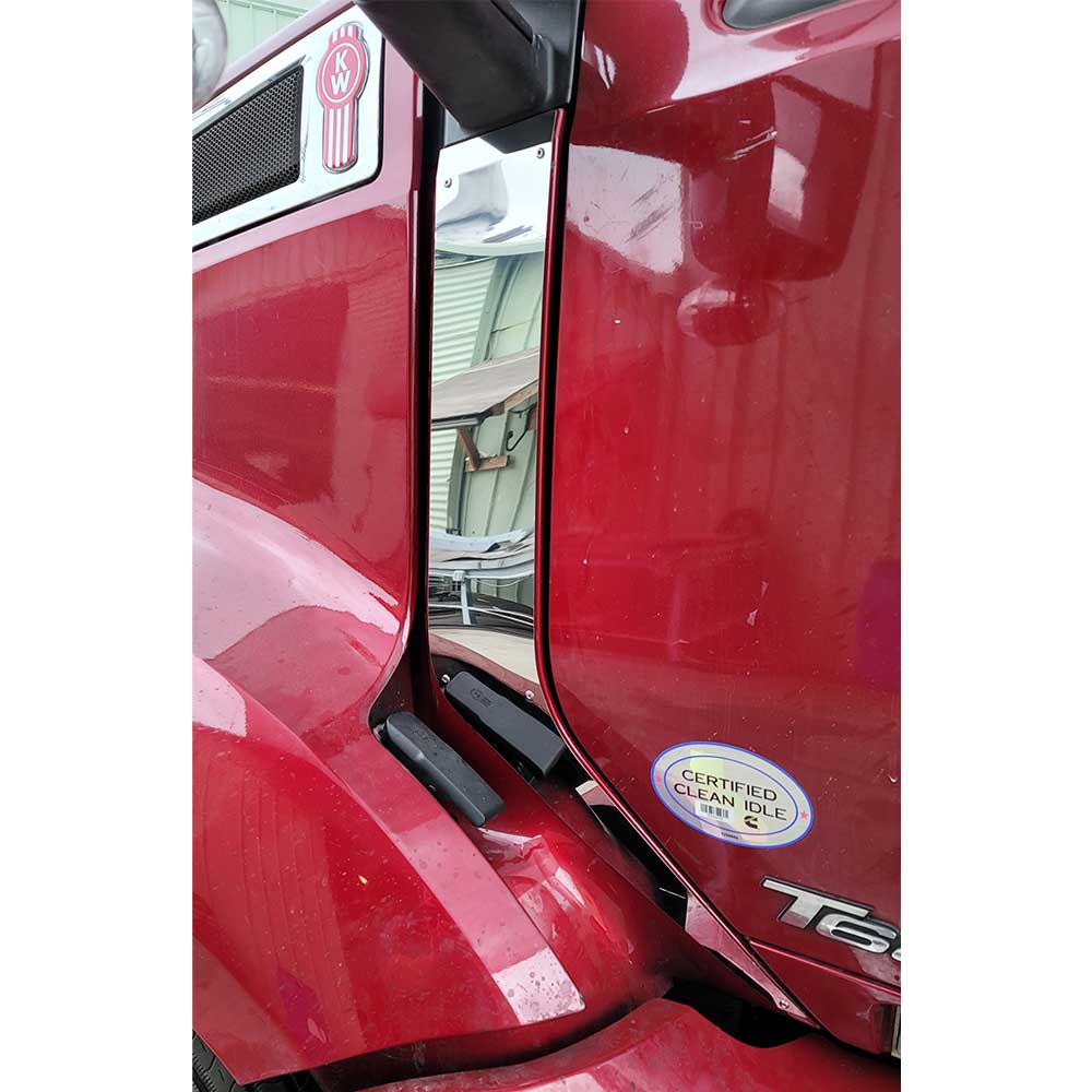 Kenworth T680 2013 - 2021 Stainless Steel Mirror Panel Trim