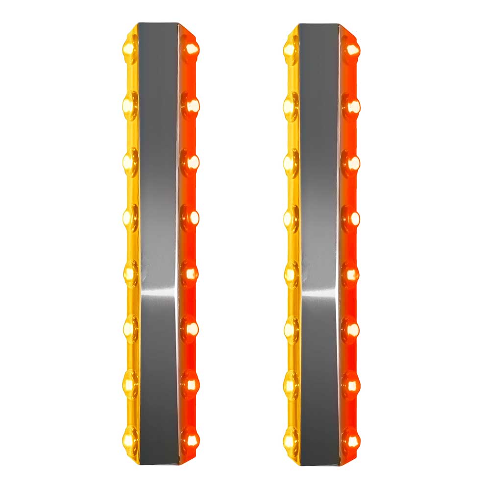 Kenworth 18-1/2" Platinum Filter Bar with Eight 3/4" Light Holes (Per Side)