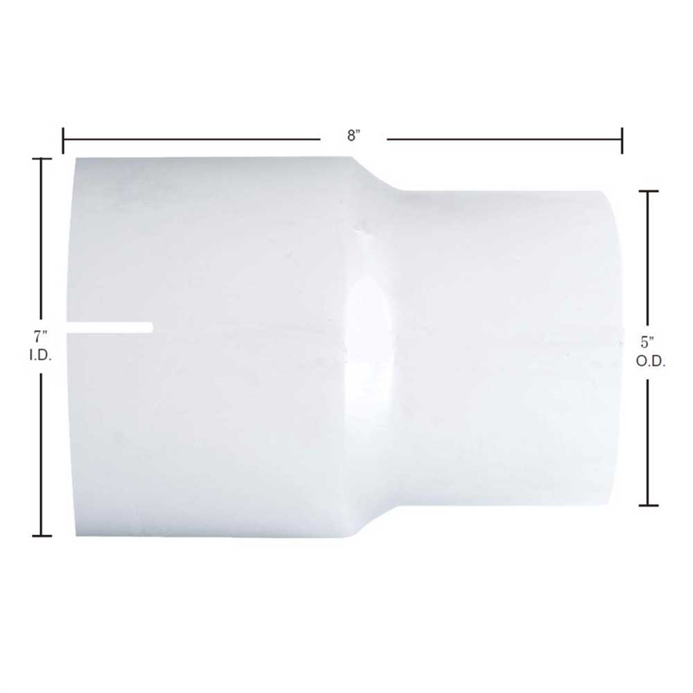 7"ID to 5"OD Chrome Reducer