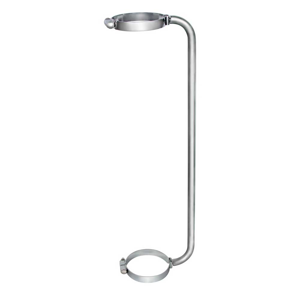 34"L Chrome Exhaust Grab Handle