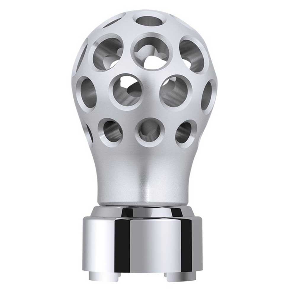Phoenix Style Ball Chrome Gearshift Knob with LED 9/10 Speed Adapter - Thread On
