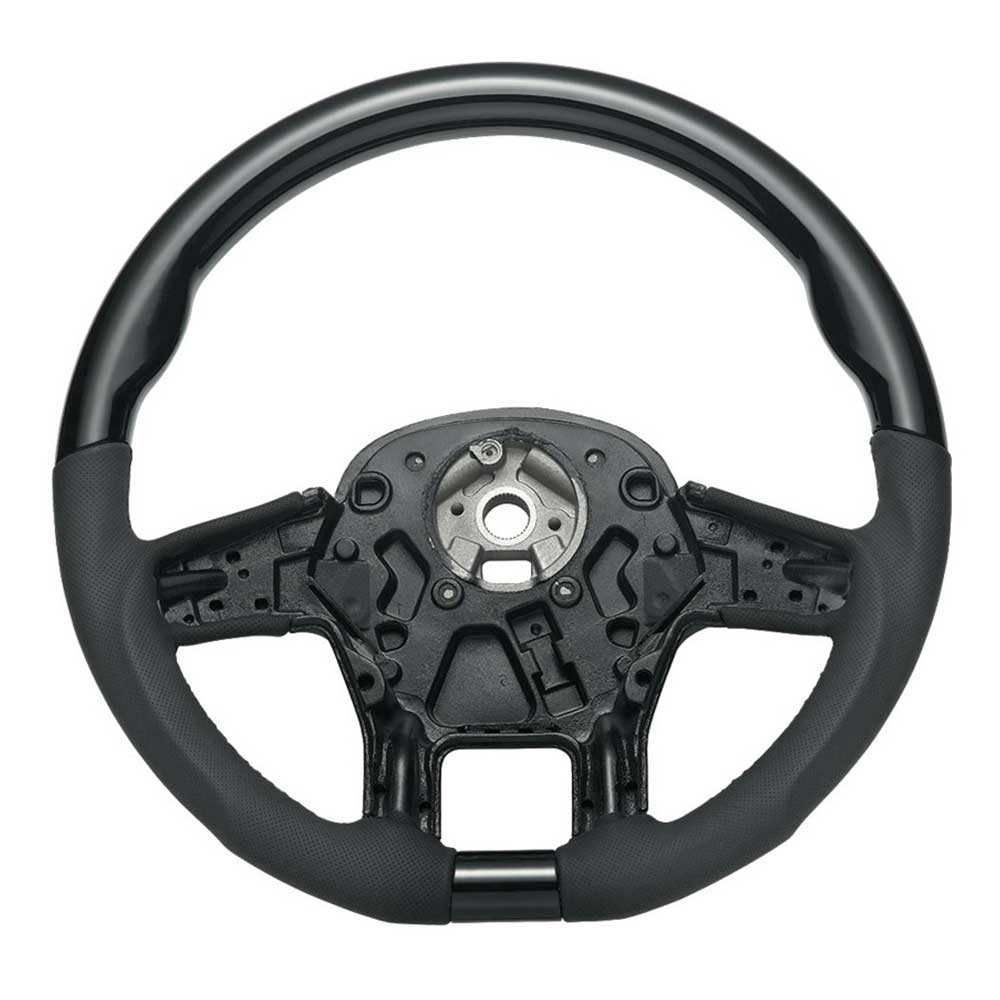18" YourGrip Wood and Leather Steering Wheel for PB 579, KW T680
