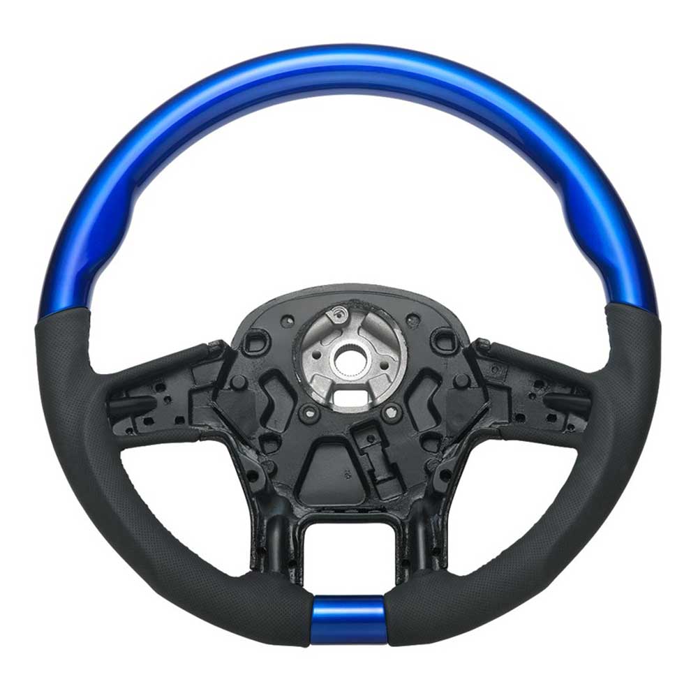 18" YourGrip Wood and Leather Steering Wheel for PB 579, KW T680