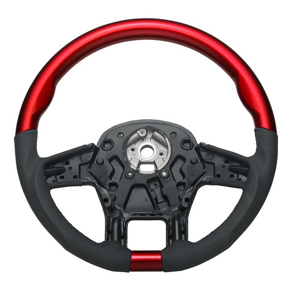 18" YourGrip Wood and Leather Steering Wheel for PB 579, KW T680