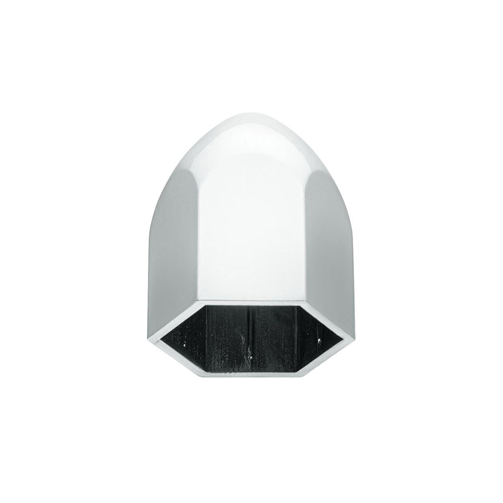 3/4" X 1-3/8" Chrome Plastic Nut Cover - Push on 50 pack