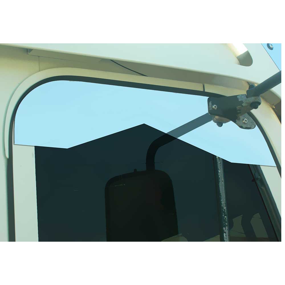 8" x 4" Stainless Steel Bowtie Chop Top for Freightliner Century, Columbia, Coronado