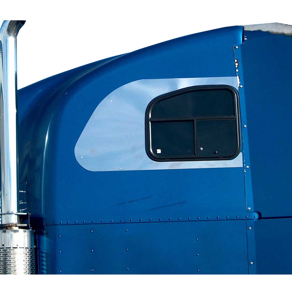 Freightliner Classic Wide Stainless Steel Sleeper Window Trim