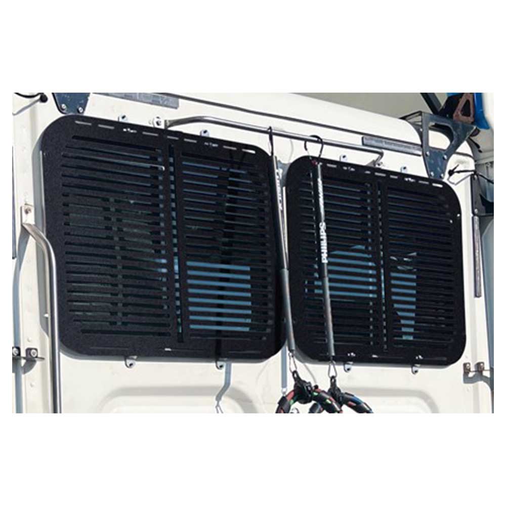 Freightliner Cascadia 2005+ Black Steel Window Guards - Pair