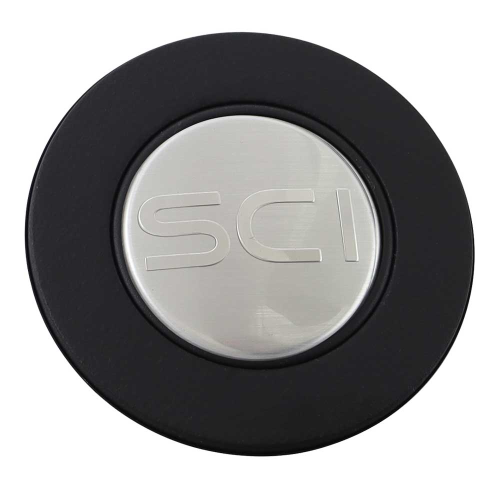 Magnetic Horn Button with SCI on Silver Medallion