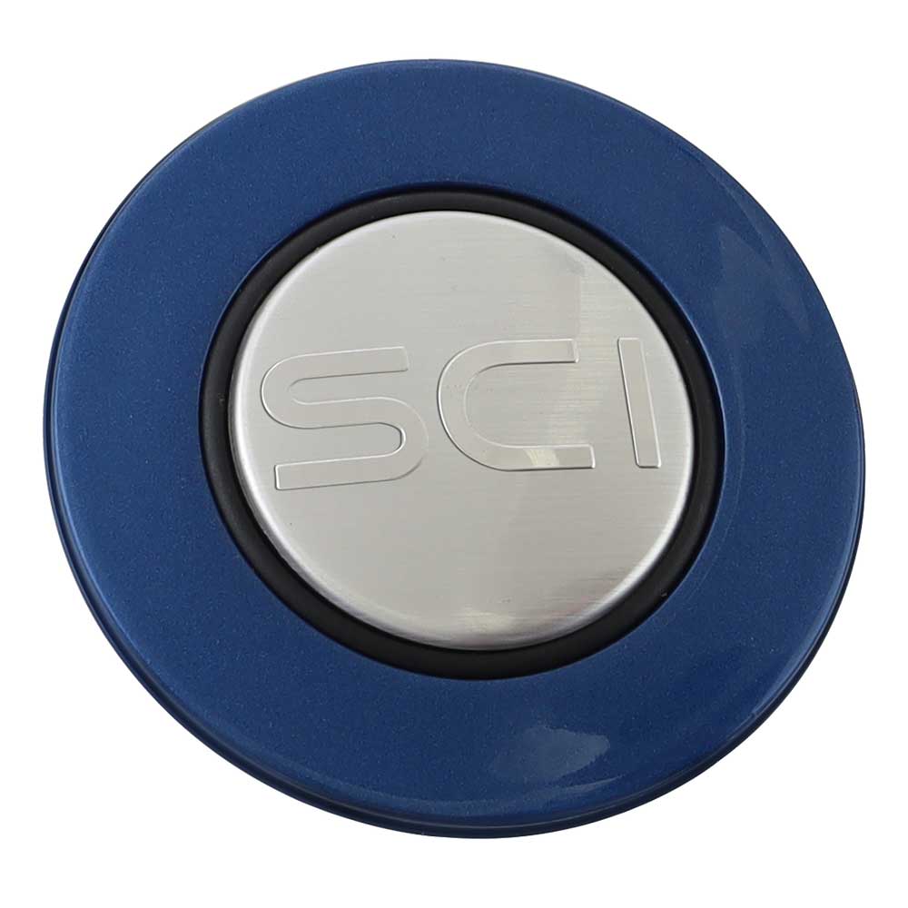 Magnetic Horn Button with SCI on Silver Medallion