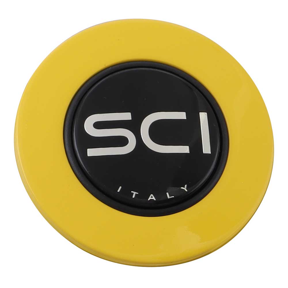 Magnetic Horn Button with SCI on Black Medallion