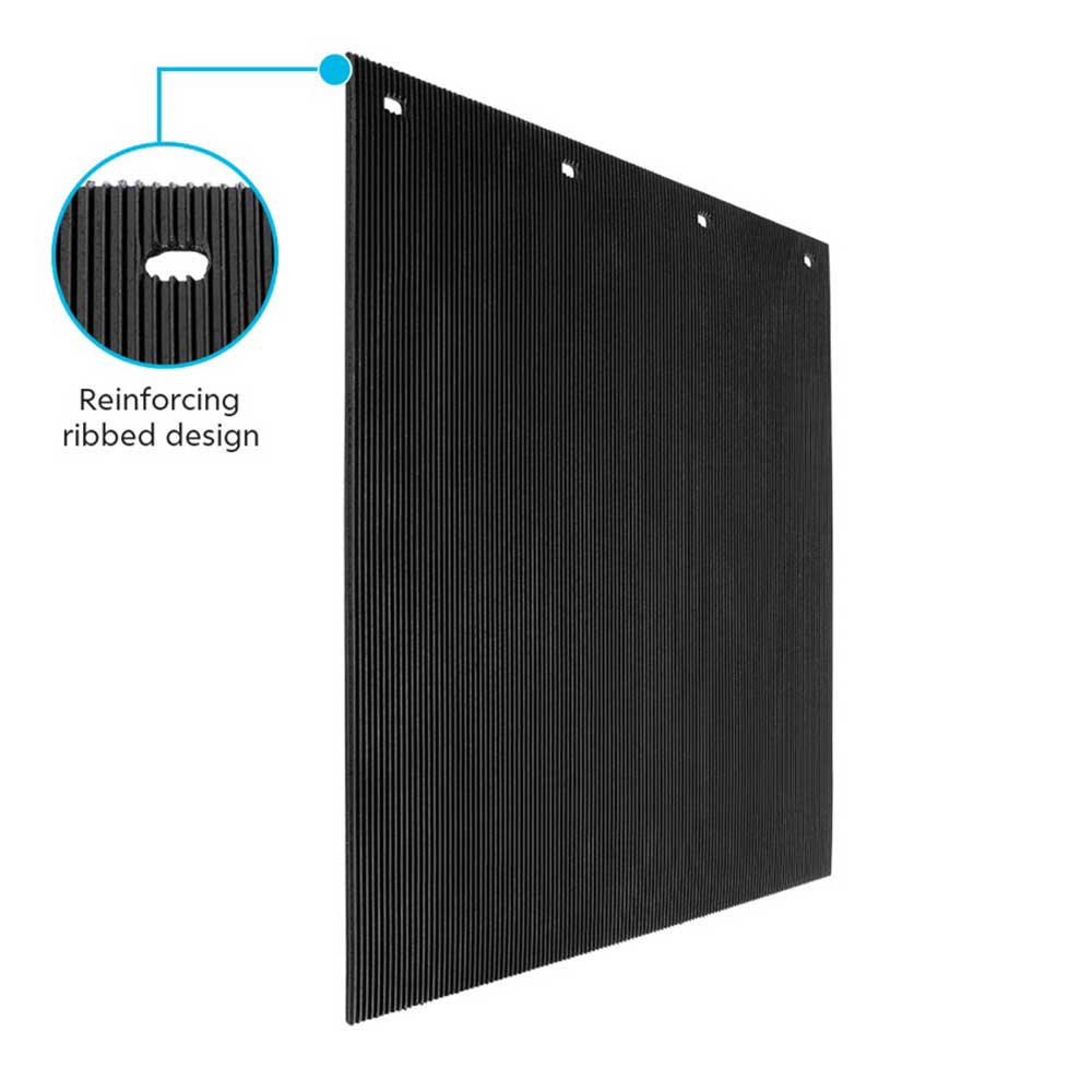 24"W x 24"L PROFLEX Black Mud Flap (EA)