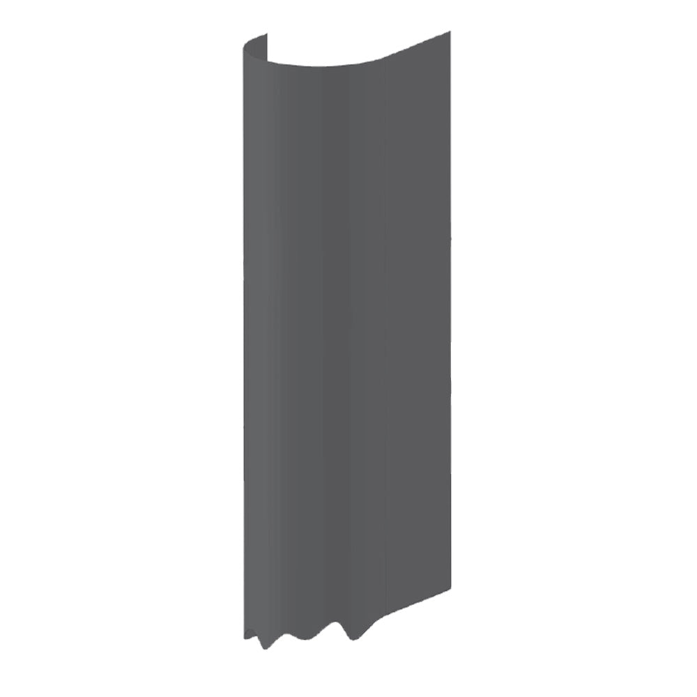 5"D, 6"D, 7"D or 10"D x 60"L Stainless Steel Aerodynamic Heatshield