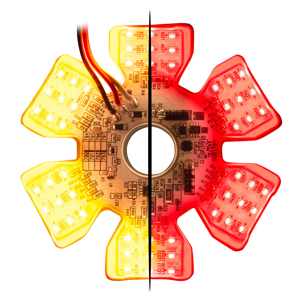 Dual Color Ultra Thin Hex LED Air Cleaner Lights