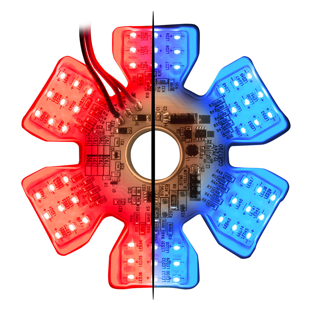 Dual Color Ultra Thin Hex LED Air Cleaner Lights