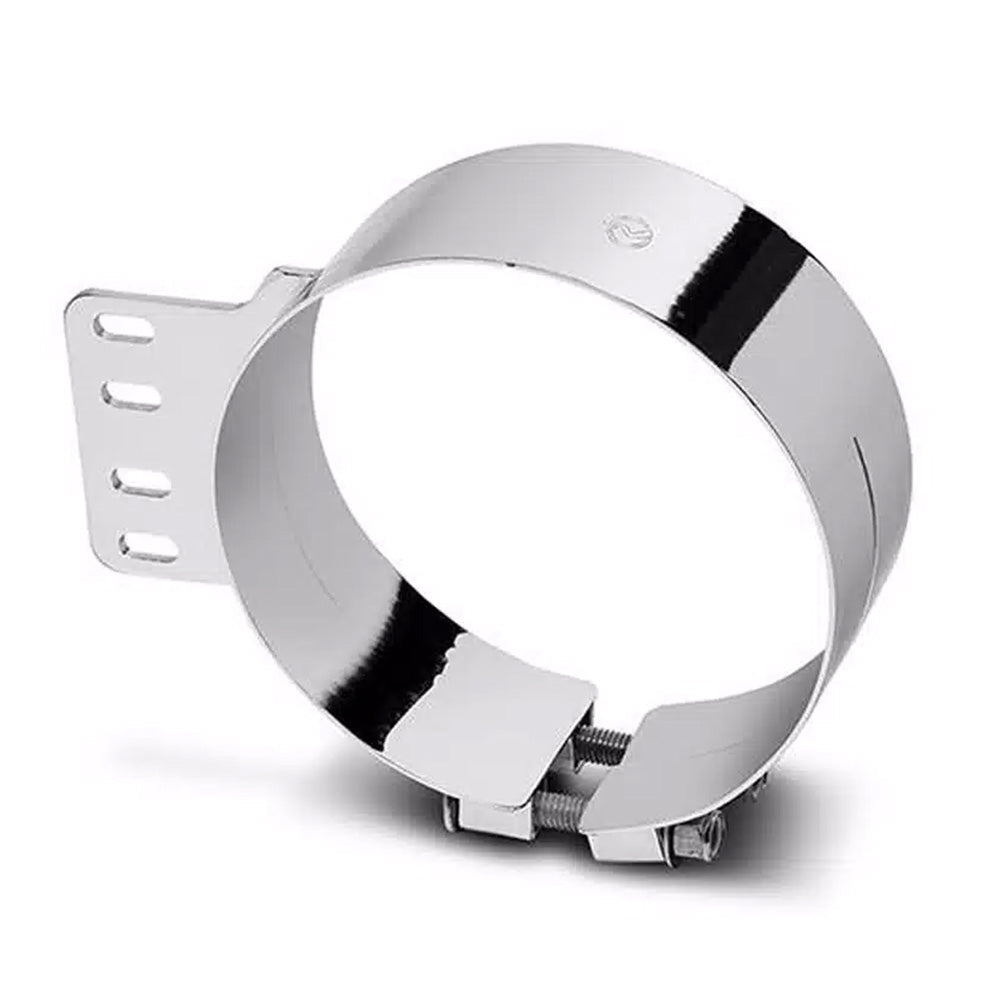 5" Kenworth Non-Aero Cab Chrome Top Bracket Clamp
