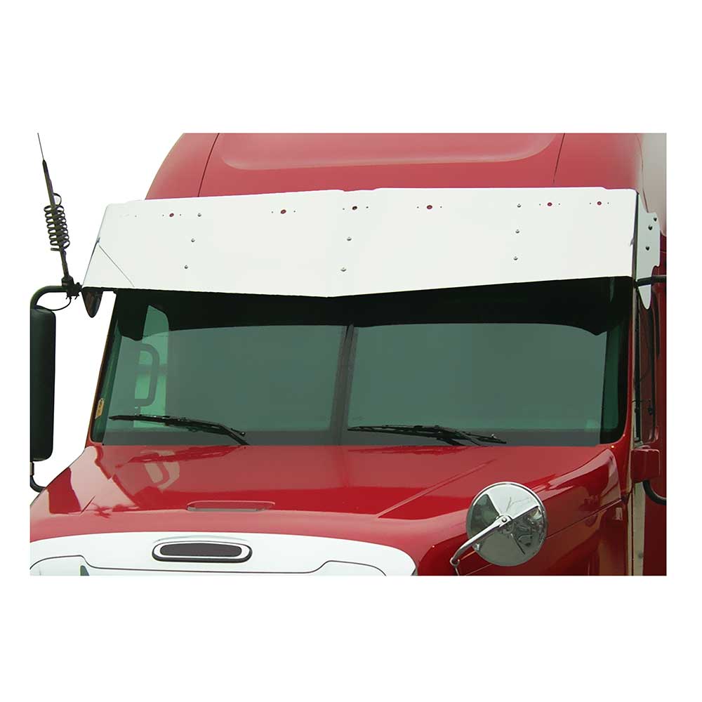 Freightliner Columbia, Century 1997-2011SS 18" x 20" V Style Visor with Ten 2" Light Holes