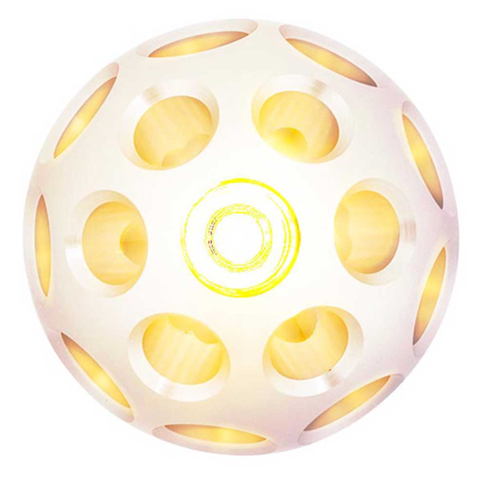 Silver Thread-On Anodized Phoenix Style Ball Gearshift Knob with LED 13/15/18 Adapter