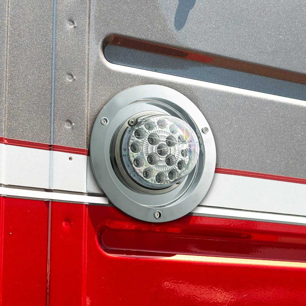 4" Chrome Adapter Kit for 2" Lights