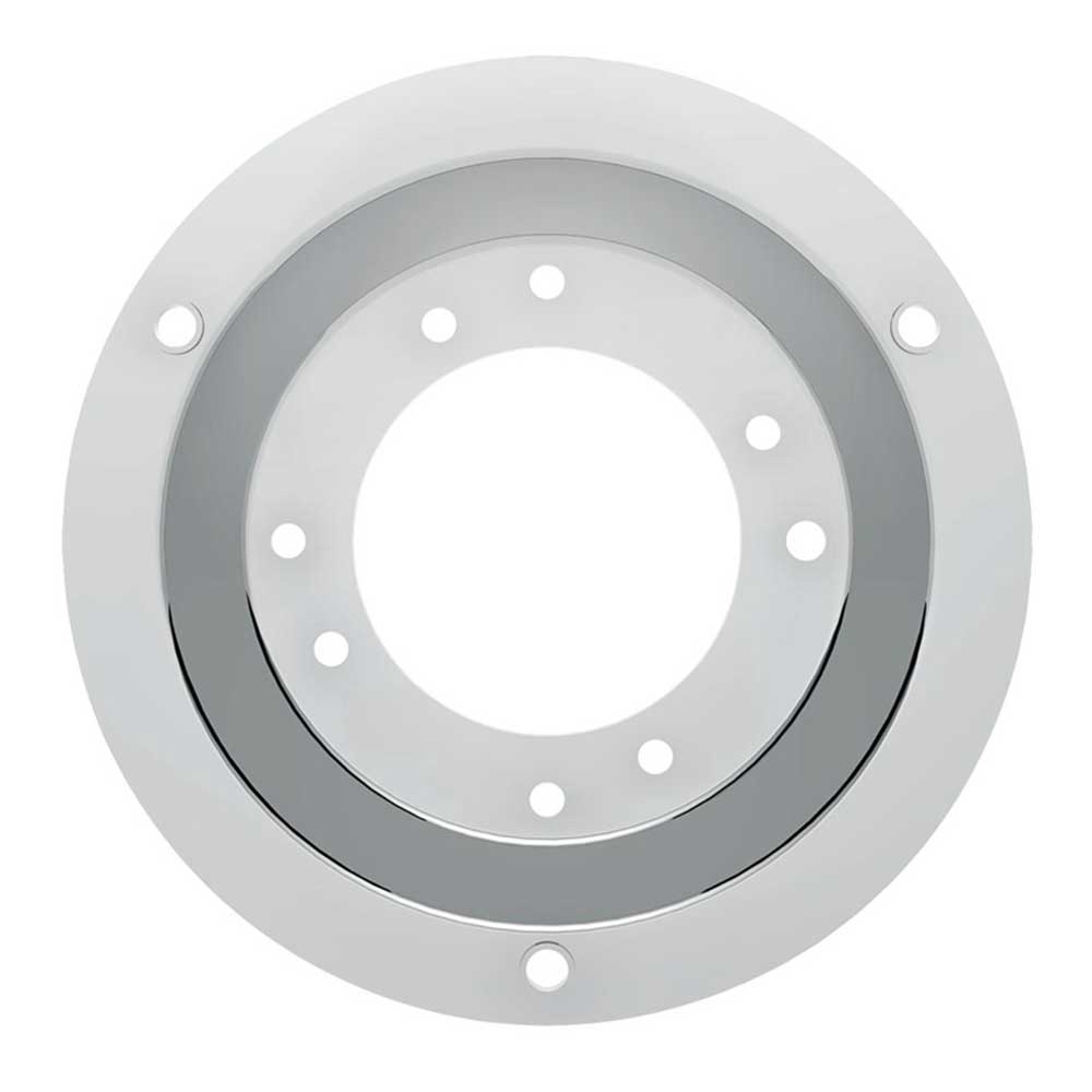4" Concave Chrome Sleeper Bunk LED Adapter for 2" Watermelon Light