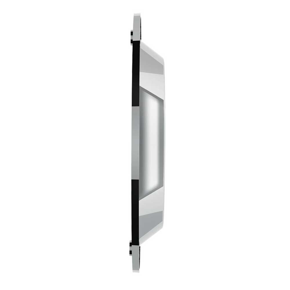 4" Concave Chrome Sleeper Bunk LED Adapter for 2" Watermelon Light