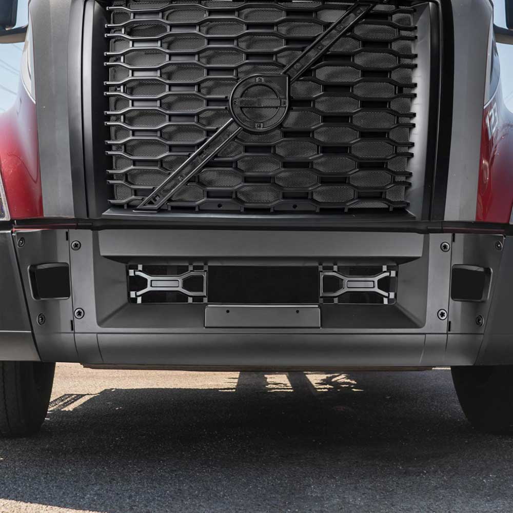 Volvo VNL 2018+ Black Replacement Center Bumper