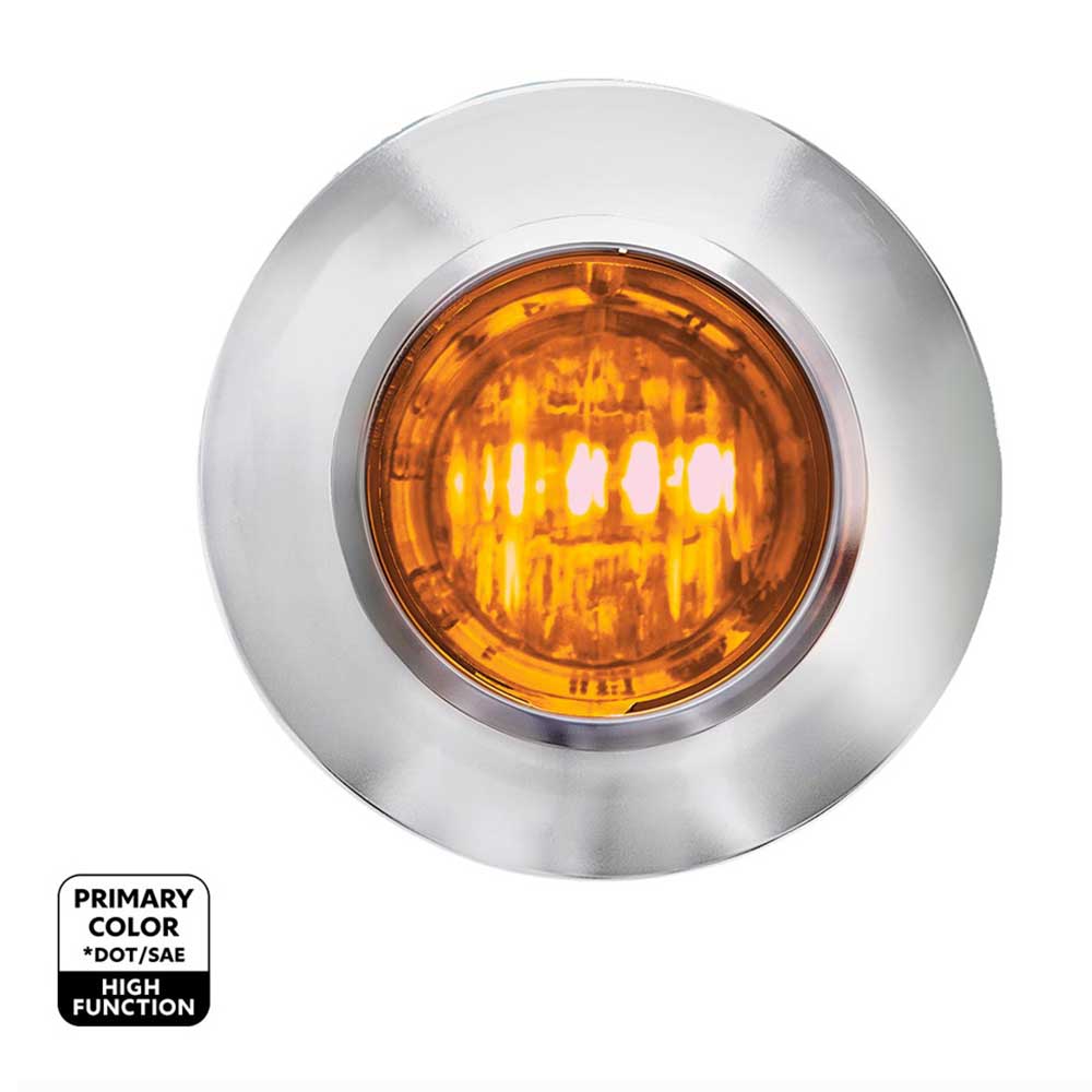 3/4" 2 LED Mini Double Fury Dual Color Marker Light