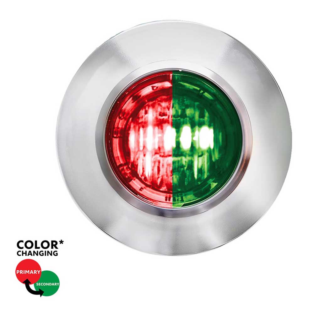 3/4" 2 LED Mini Double Fury Dual Color Marker Light