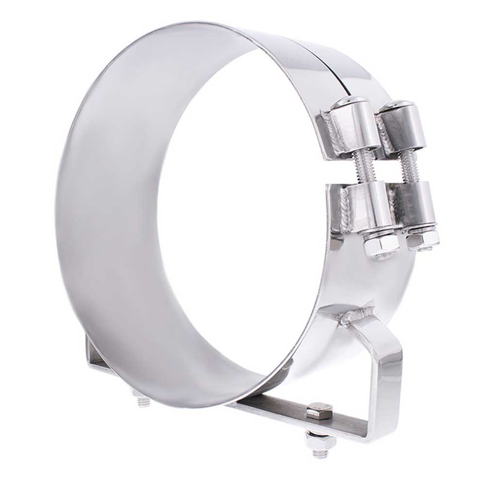 8" Stainless Steel Wide Band Mounting Exhaust Clamp