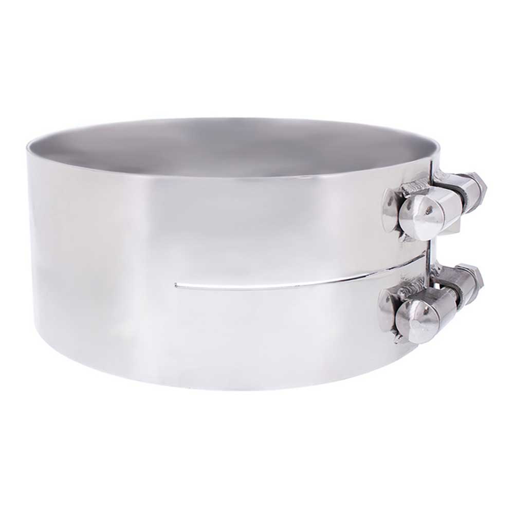 8" Stainless Steel Wide Band Mounting Exhaust Clamp