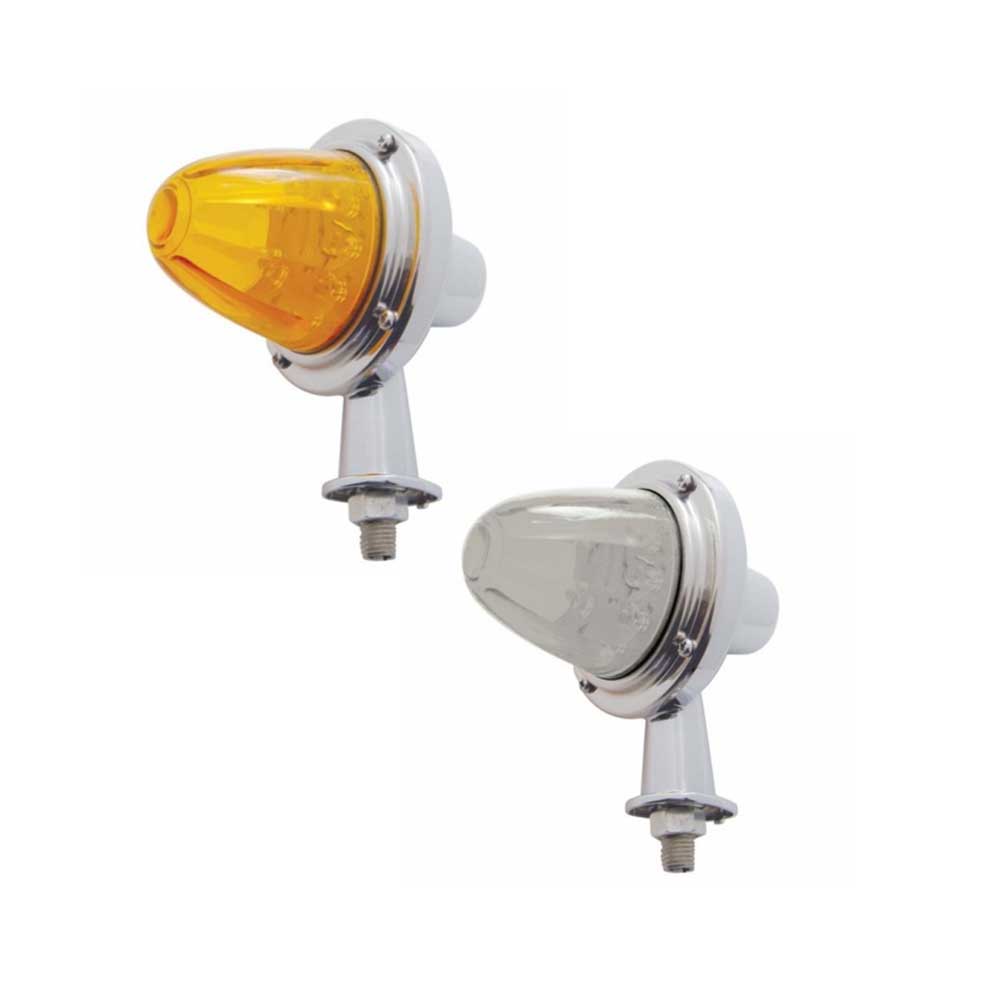 3" Amber 11 LED Watermelon Honda Light with 1-1/8" Arm