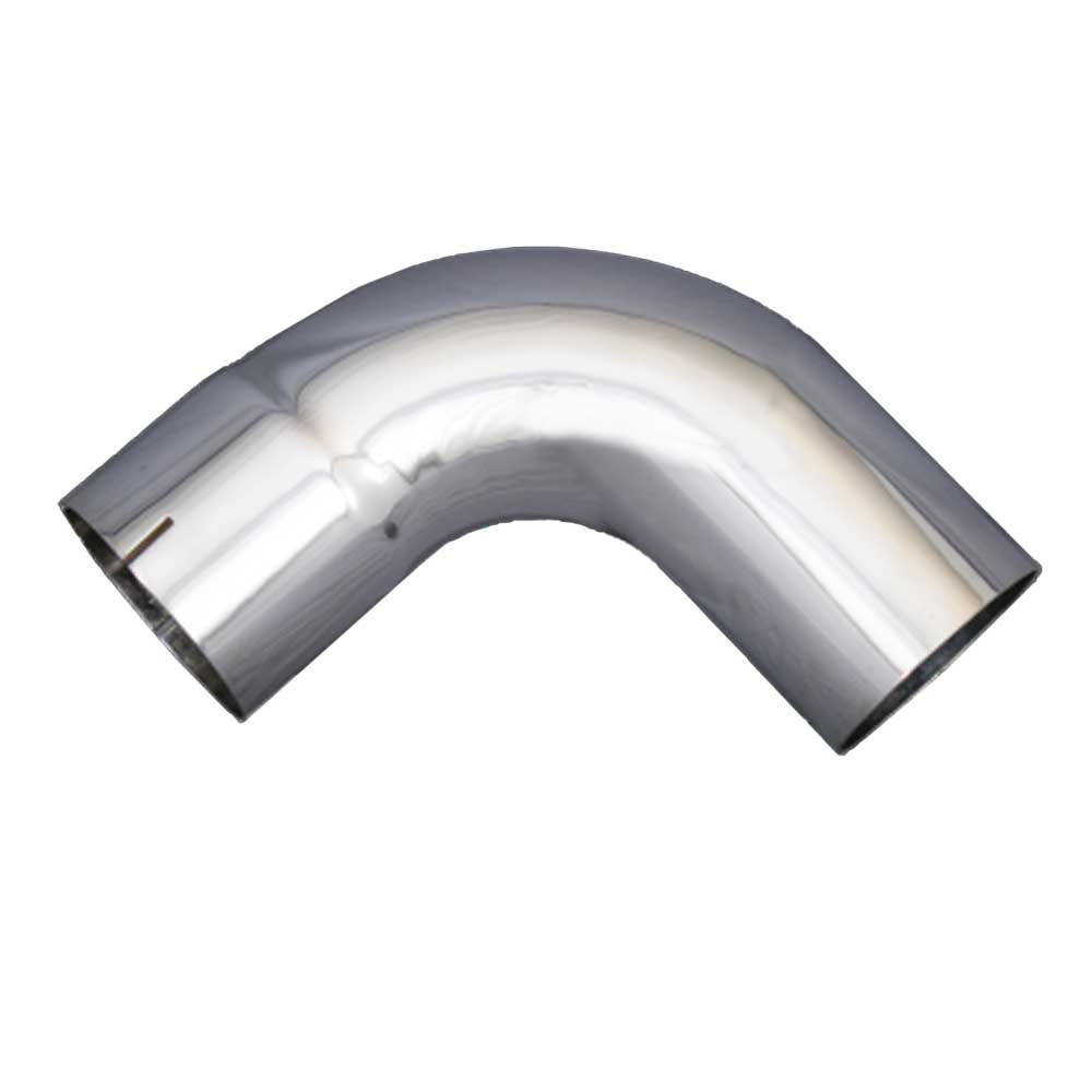 4"OD/OD x 10" Chrome 90 Degree Straight Elbow