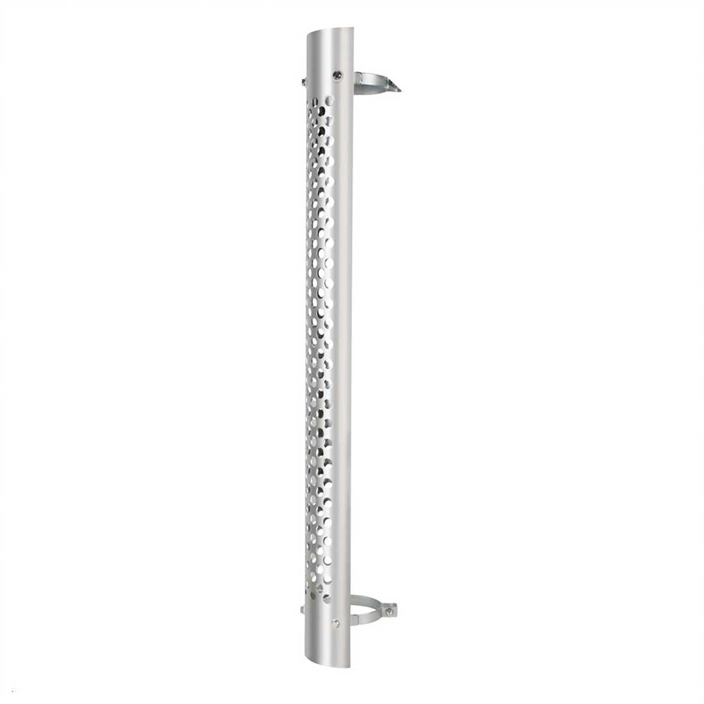 8"D x 48"L 180 Degree SS Muffler Guard with Round Holes