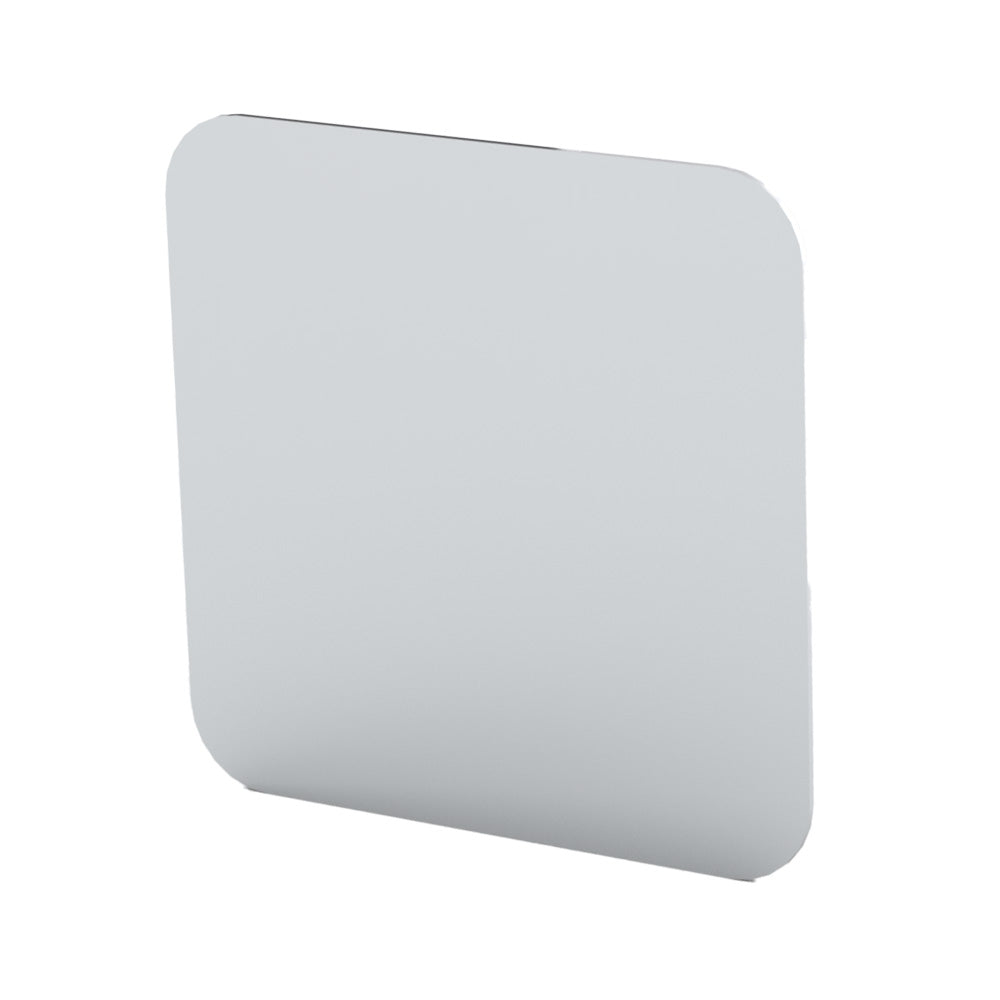 4" x 4" Flat 430 Stainless Steel Tape Mount Permit Panel