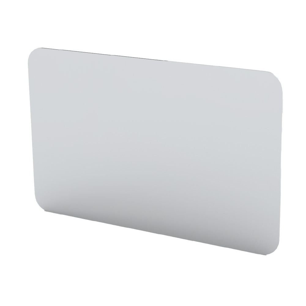 5" x 8" Flat 430 Stainless Steel Tape Mount Permit Panel