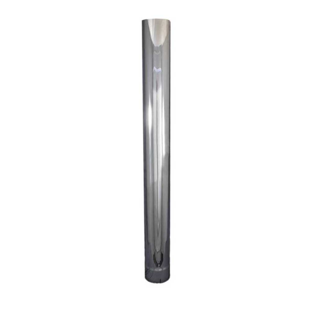 4"D x 24"L ID/OD Chrome Straight Stack