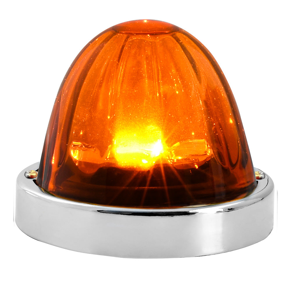 3.5" Super Star Watermelon LED Light – Surface Mount, Sealed Glass Lens, SS Bezel