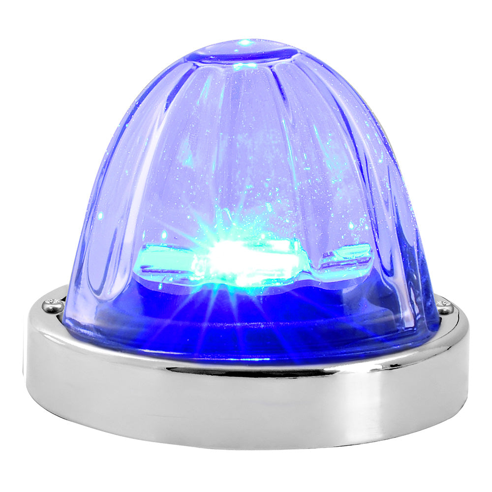 3.5" Super Star Watermelon LED Light – Surface Mount, Sealed Glass Lens, SS Bezel