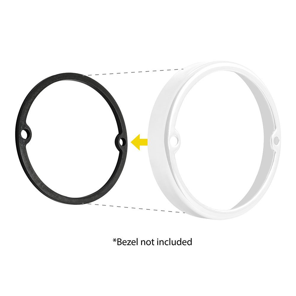 Grand General Flat Black Rubber Lens Gasket