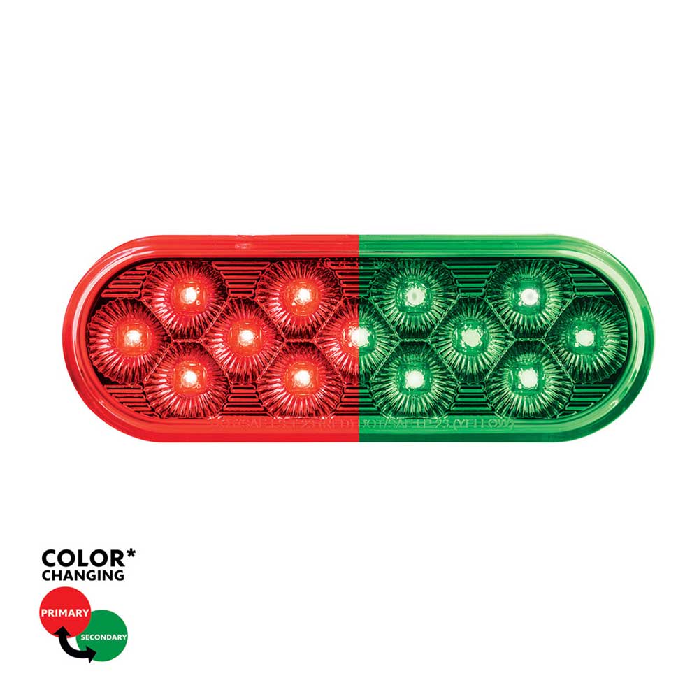 6" Oval Double Fury 13 LED Light