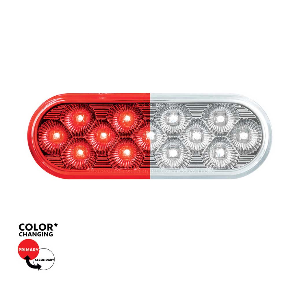 6" Oval Double Fury 13 LED Light